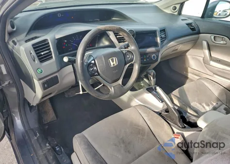 2012 Honda Civic Lx z USA, uszkodzony, nr VIN 2HGFG3B59CH506444